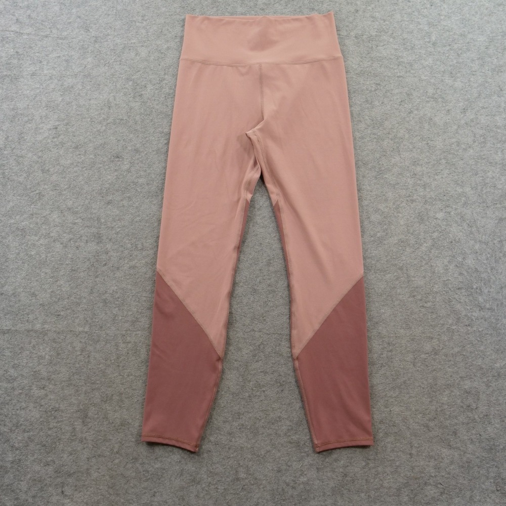 Vuori Pants Womens Small Pink Activewear Athleisure Leggings Colorblock Yoga